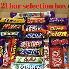 Varietà enorme al cioccolato 21 BAR UK Regalo Cesto Cadbury NESTLE Malteser Reeses