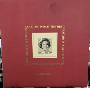 Renata Tebaldi Great Artists At The Met 1978 RCA MET-109 Opera Guild Vinyl LP NM - Picture 1 of 4
