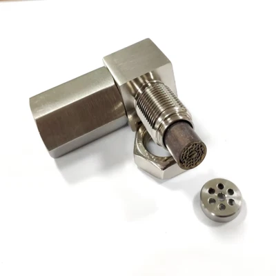 EMULATORE SONDA LAMBDA 90° ANGOLARE MINICATALIZZATORE Elimina Spia EURO 4 5 6 - Immagine 1 di 4