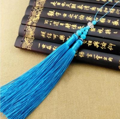 V09(1,10pcs)18cm Long double tassel Twins(use for earring bookmark runner dress) - Image 1 of 4