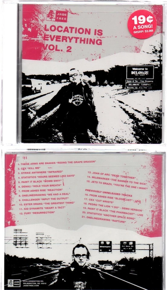 Location Is Everything vol.2 - Jade Tree Records sampler (brand new CD) - Image 1 of 1