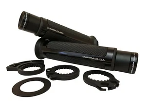 Suzuki TL1000 Barracuda Racing Grips Black + Black B-Lux Bar Ends - Picture 1 of 2