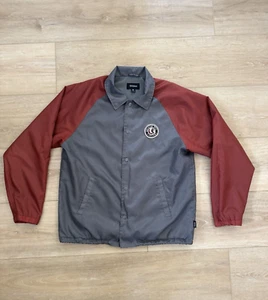 Brixton Men's Standard Fit Windbreaker Jacket Red Size Medium - Picture 1 of 10