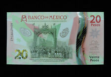 1821 2021 20 Mexican Pesos Bank Note Bicentennial AD 4219142 Bookend Note Mexico