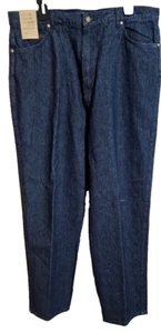 "Auténticos pantalones vaqueros de mezclilla originales New York Paris para hombre a rayas talla 36"" x 32" - Imagen 1 de 9