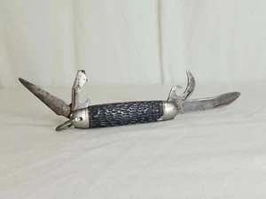 Vintage Imperial Prov. R.I. USA Folding Pocket Knife Multitool Scout Camping - Picture 1 of 9
