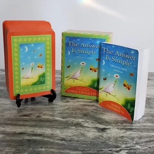The Answer Is Simple Oracle Cards Sonia Choquette 62-Card Deck Guidebook Tarot - Picture 1 of 13