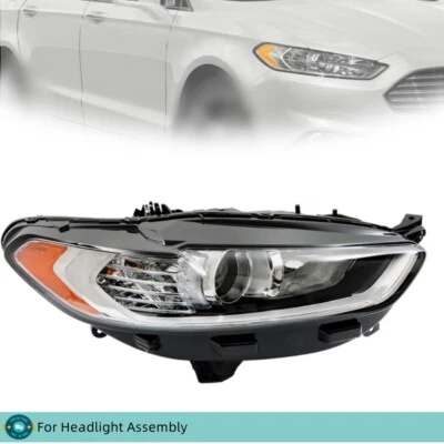 Conjunto de faros halógenos laterales del pasajero transparente para Ford Fusion 2013-2015 2016 Foto 1 de 4