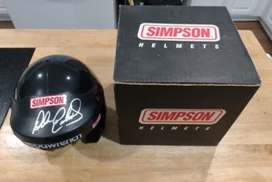 Dale Earnhardt 1/2 Scale Signed Simpson Helmet w/coa. From QVC Race Fans Only. - Picture 1 of 8