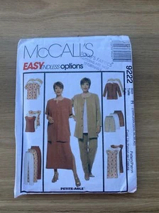 McCall’s 9222-Ladies Sizes 18-24 Jacket, Dress,Top,Pants & Shorts Sewing Pattern - Picture 1 of 7