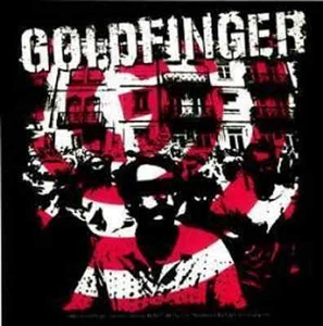 GOLDFINGER Crowd GF Logo Sticker NEW OFFICIAL MERCHANDISE RARE Punk (NOFX/MXPX) - Picture 1 of 1