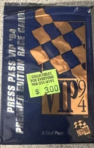 NASCAR 1994 Press Pass VIP Premier Edition wax pack Factory Sealed - Picture 1 of 1