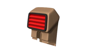 Interior Brake Light Housing - MB T124 - Tan - No - Picture 1 of 1