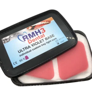 Dental Light Cure Custom Tray Material RMH3 Dental - Pink - 2mm - 50 Pcs/Box - Picture 1 of 1