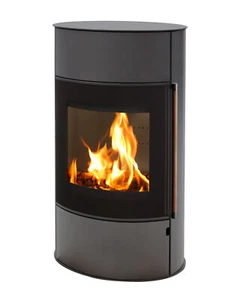 H&M Kaminofen Mango 2.0 Plus Gussgrau Effizient Holzofen gemütliche Wärme Kamin - Bild 1 von 6