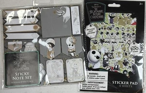 Disney Nightmare Before Christmas Sticky Note Set And Sticker Set - Picture 1 of 5