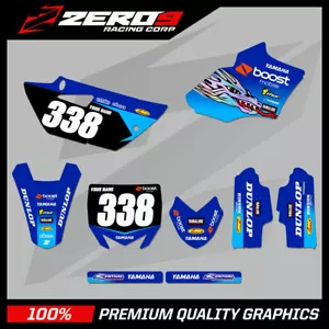 Custom MX Graphics Kit MOTOCROSS : YAMAHA YZ 85 2002 - 2021 - BOOST TROY BLU - Picture 1 of 6