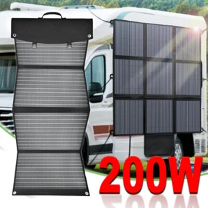 Lvyuan 200w Foldable Solar Panel Portable Solar Charger For Rv Camping Home - Picture 1 of 20
