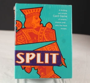 Gioco di Carte Vintage Split By Parker Brothers Edizione 2001 Nuovo/Sigillato - Foto 1 di 4