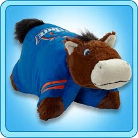 Boise State Broncos Large 18" Mascot Pillow Pet - NCAA Cover