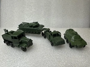 Vintage By Lesney Matchbox 4 RW Military Assortment Models, from the 60s no box - Picture 1 of 6