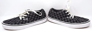 VANS OFF THE WALL ZAPATOS DE PATÍN DE TABLERO NEGRO Y GRIS ZAPATILLAS JÓVENES 5 - ¡BONITAS! - Imagen 1 de 4