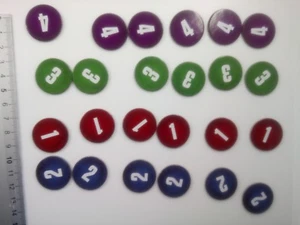 SOME TOKENS /BASE BOX / WALKING DEAD NO SANCTUARY M96 - Imagen 1 de 1