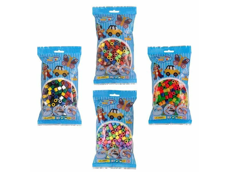 Hama 500 Maxi Bügelperlen Tüte Mischungen Perlen Ø 10 mm Steckperlen Beads - Bild 1 von 1
