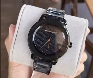 Michael Kors Damenuhr MK5999 Kinley Kristall schwarz Edelstahl NEU - Bild 1 von 3