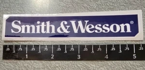 ~Not Reproduction - Smith & Wesson Gun Handgun Vinyl Sticker Decal Shot Show #1 - Picture 1 of 1