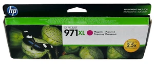 HP CN627AE 971XL CARTUCCIA ORIGINALE MAGENTA XL OFFICEJET X451DW/X476 [03/2015] - Picture 1 of 1