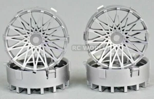 Tetsujin DAHLIA Car Wheels INSERTS Disk Adjustable Offset - MATTE SILVER (4PCS) - Picture 1 of 12