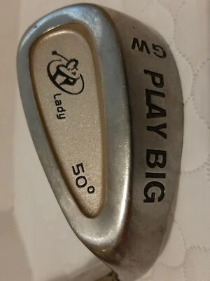 NICE Play Big 50° Ladies Gap Wedge - ATS Graphite Shaft - Lamkin Grip  - OAL 36" - Image 1 of 4