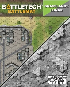 BattleTech Battlemat Lunar and Grasslands B Hex Mat Spielmatte Catalyst GameLab - Picture 1 of 2