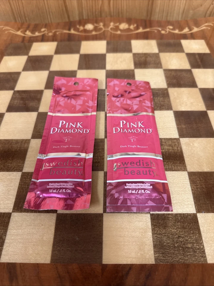Loción bronceadora Swedish Beauty Pink Diamond T2 Dark Tingle (2 paquetes) Foto 1 de 1