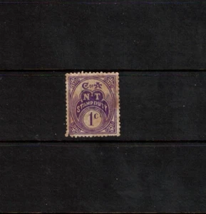 Australia 1c NORTHERN TERRITORY STAMP DUTY  Used - Foto 1 di 2