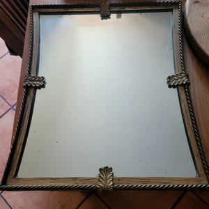 specchio antico in metallo - Foto 1 di 8