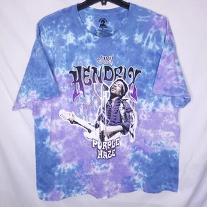 Jimi Hendrix T Shirt Mens XL Tie Dye Purple Haze - Picture 1 of 13