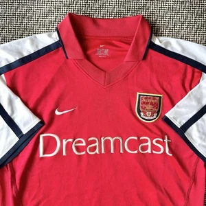 NIKE Dreamcast Collared Arsenal 00/02 Home Jersey Shirt Men Used Antique - Picture 1 of 24