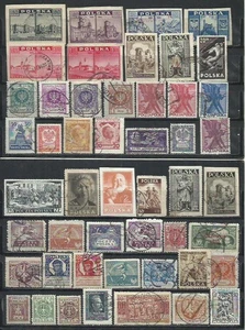 R432B-LOTE SELLOS ANTIGUOS POLONIA,CLASICOS,SIN TASAR,SIN REPETIDOS,IMAGEN REAL. - Picture 1 of 1