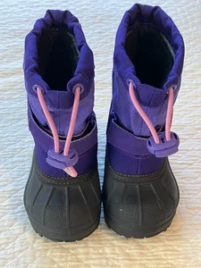Botas de nieve Columbia para niños pequeños talla 4 púrpura - Imagen 1 de 17