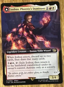 Magic The Gathering Final Fantasy, Joshua, Phoenix's Dominant / Phoenix, Warden of Fire 0494 - Imagen 1 de 2