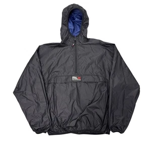 Vintage Polo Sport RLX Ralph Lauren Herren schwarz Kapuze Anorak Jacke Größe Medium - Bild 1 von 7