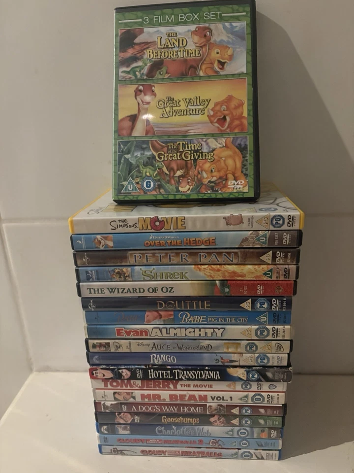 Kids DVD Bundle X18 DVDs And A 3 Movie Boxest - Image 1 of 1