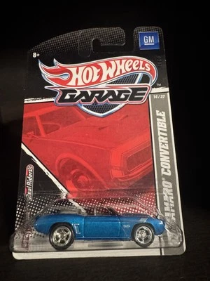 2010 Hot Wheels гараж ' 69 синий Camaro кабриолет #14/22 (блистер) - Изображение 1 из 3