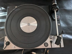 DUAL 1229 Turntable As Is For Parts Repair Powers On - Picture 1 of 11