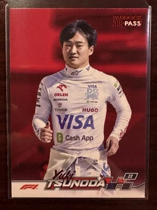 2024 Topps F1 Paddock Pass Rojo #17 Yuki Tsunoda - Imagen 1 de 2