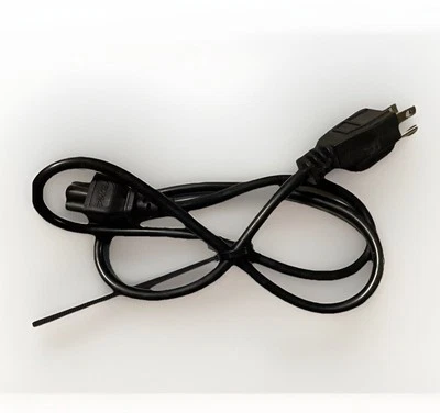 2 Feet Power Cord For Laptop, Printer, 3 Prong Mickey Mouse Connector Type - Image 1 of 4