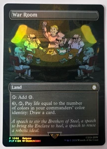 Magic The Gathering: Fallout - Crisol of Worlds - FOIL Borderless - Promoción de lanzamiento - #1068 casi nuevo - Imagen 1 de 1