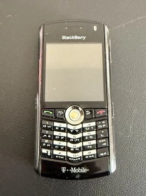 Rare Vintage Blackberry 8110 Pearl T Mobile Phone Black For Parts - Image 1 of 4